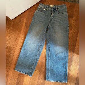 Madewell Women's Wide Leg Jeans - Classic Blue